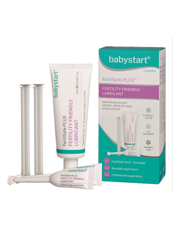 Babystart siittiöystävällinen liukuvoide 75ml + asettimet