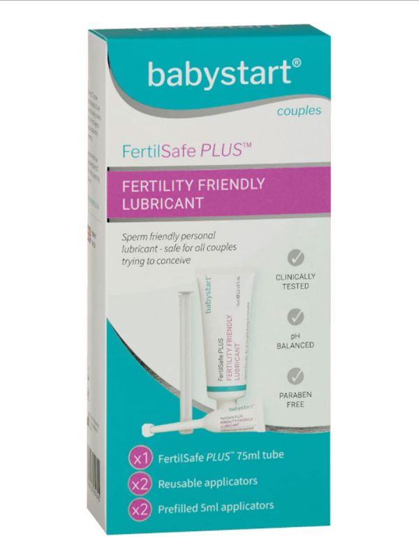 Babystart siittiöystävällinen liukuvoide 75ml + asettimet