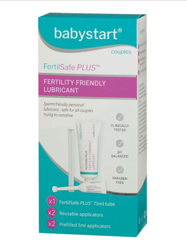 Babystart siittiöystävällinen liukuvoide 75ml + asettimet