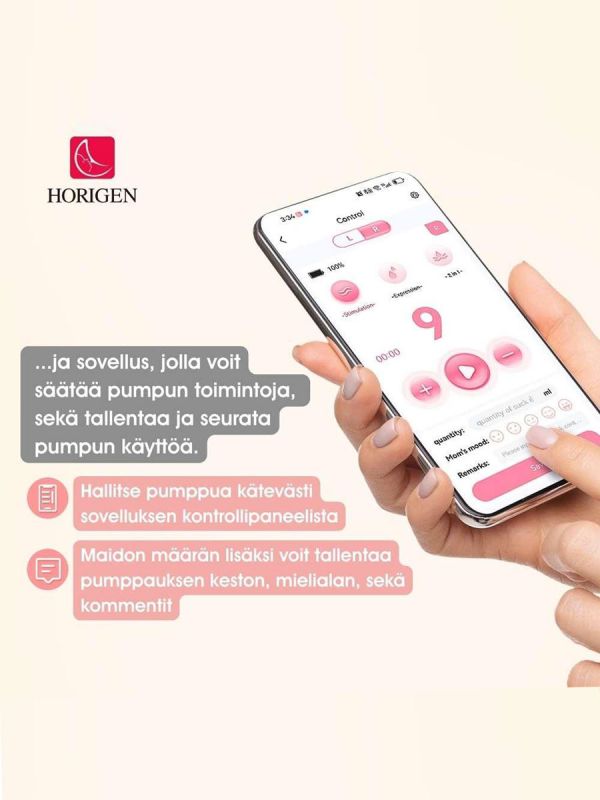 Horigen Sähkökäyttöinen rintapumppu - Handsfree Easemore