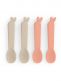 Kiddish lusikat 4-pack Lalee, Sand / Coral