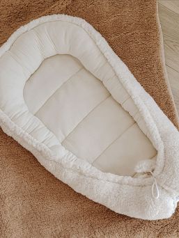 Teddy Baby Nest -unipesä, Cream 